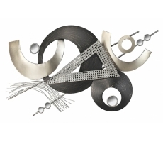 Wandbild Kreise/Dreieck/Spiegel Wandbild Kreise/Dreieck/Spiegel