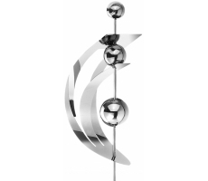 Gartenstecker WING aus Edelstahl Gartenstecker WING aus Edelstahl