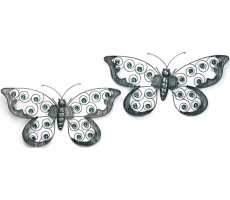 Deko-Schmetterling aus Metall S/2 Deko-Schmetterling aus Metall S/2