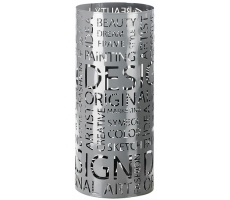 Schirmständer LETTERS grau Metall Schirmständer LETTERS grau Metall