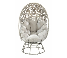 Drehsessel RELAXE Metall grau