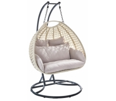 Hängekorb BIG grau komplett