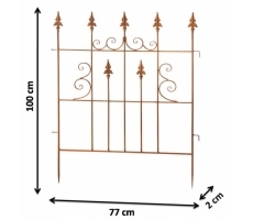 Gartenstecker PALISADE Rostoptik