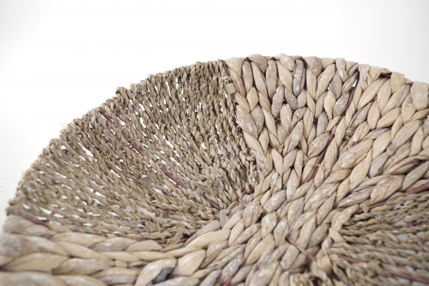 Dekoschale rund Wasserhyazinthe/Seegr. - Dekoschalen aus